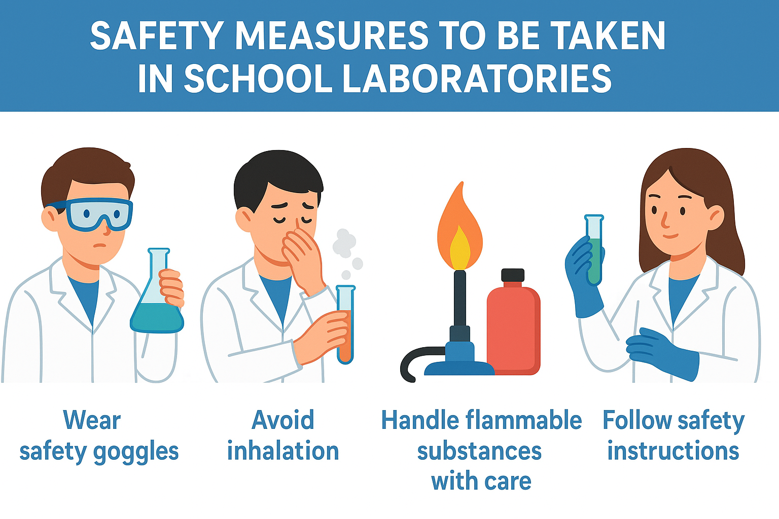 Safety Measures to Be Taken in School Laboratories
